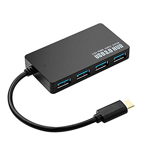 USB-C HUB Adapter > 4X USB 3.0 Verteiler Splitter Laptop PC Computer Win10 Mac von E.T.