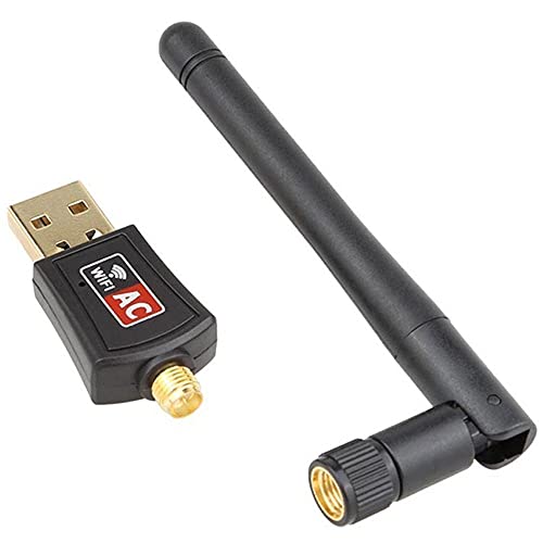 USB WLAN Adapter Stick AC 600Mbps DualBand 2.4GHz / 5GHz WiFi Wireless + Antenne von E.T