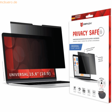 E.V.I. DISPLEX Blickschutzfilter Privacy Safe Universal 15,6-, 16:9 E.V.I. DISPLEX Blickschutzfilter Privacy Safe Universal 15,6-, 16:9 von E.V.I.