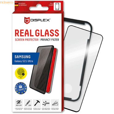 E.V.I. DISPLEX Privacy Glass 3D Samsung Galaxy S21 Ultra von E.V.I.