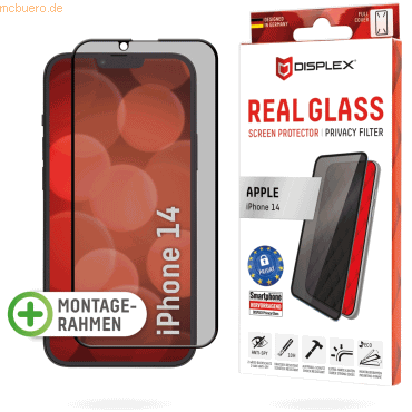 E.V.I. DISPLEX Privacy Glass FC Apple iPhone 13/13 Pro/14 von E.V.I.