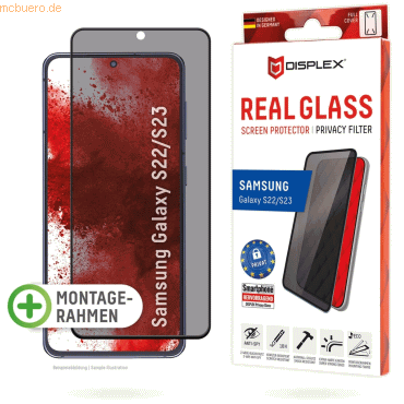 E.V.I. DISPLEX Privacy Glass FC Samsung Galaxy S22/S23 von E.V.I.