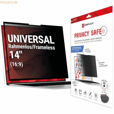 E.V.I. DISPLEX Privacy Safe Uni (randlos) 14-, 16:9 von E.V.I.