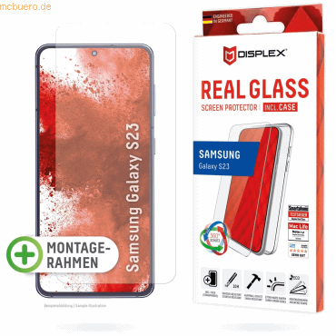 E.V.I. DISPLEX Real Glass + Case Samsung Galaxy S23 von E.V.I.