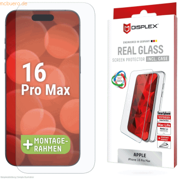 E.V.I. DISPLEX Real Glass + Case iPhone 16 Pro Max E.V.I. DISPLEX Real Glass + Case iPhone 16 Pro Max von E.V.I.