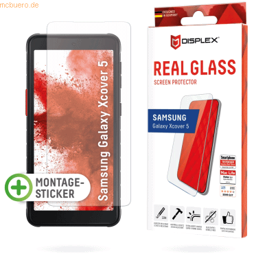 E.V.I. DISPLEX Real Glass 2D Samsung Xcover 5 von E.V.I.