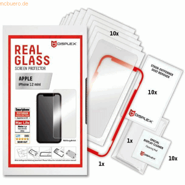 E.V.I. DISPLEX Service-Kit Real Glass 2D Apple iPhone 12 mini von E.V.I.