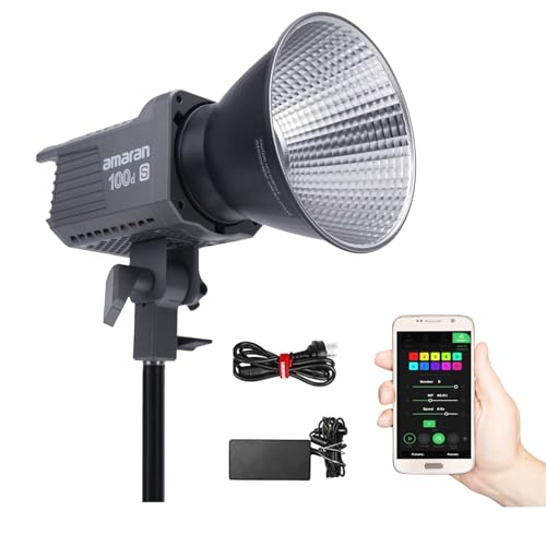 Aputure Amaran 100d S 100d-s 100ds LED-Videoleuchte, 100W CRI 96 TLCI 99 Sidus Link App Control DC/AC Netzteil Bowens Halterung, hergestellt von Aputure Aputure Amaran 100d S 100d-s 100ds LED-Videoleuchte, 100W CRI 96 TLCI 99 Sidus Link App Control DC/AC Netzteil Bowens Halterung, hergestellt von Aputure von EACHSHOT