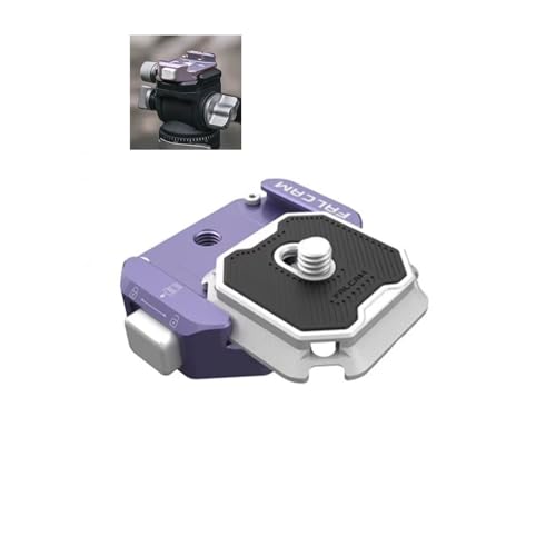 FALCAM F38 Schnellwechselplatten-Set, lila, Kamera-Montageadapter, kann mit Schultergurten mit 1/4-Zoll- bis 3/8-Zoll-Schraubengewinde für DSLR-Kamera-Stativ-Einbeinstativ verwendet Werden FALCAM F38 Schnellwechselplatten-Set, lila, Kamera-Montageadapter, kann mit Schultergurten mit 1/4-Zoll- bis 3/8-Zoll-Schraubengewinde für DSLR-Kamera-Stativ-Einbeinstativ verwendet Werden von EACHSHOT