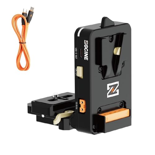 ZGCINE VM-VP4 L-förmige Schnellfreisetzung V-Mount-Platte mit USB-PD, D-TAP, BP-Ausgang, rotatable V-Mount-Batterieplatte mit teleskopischem Design für V-Mount-Batterie, DSLR-Kamera, Stativ ZGCINE VM-VP4 L-förmige Schnellfreisetzung V-Mount-Platte mit USB-PD, D-TAP, BP-Ausgang, rotatable V-Mount-Batterieplatte mit teleskopischem Design für V-Mount-Batterie, DSLR-Kamera, Stativ von EACHSHOT