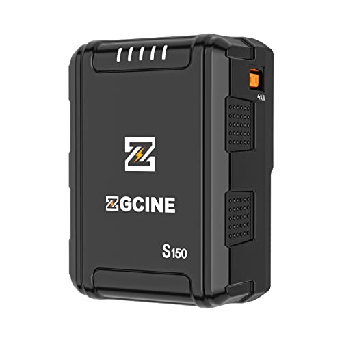 ZGCINE ZG-S150 V-Mount Batterie Für DSLR-Kamera/Mobiltelefone/Monitor/Elektromutschicht, Unterstützen Sie D-Tap/Bp/Eingang Und Ausgabe von EACHSHOT