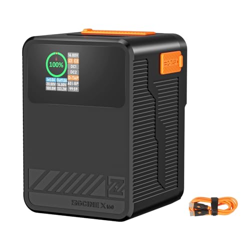 Zgcine X160 V-Mount-Akku, 156Wh 14,8 V Support Pd Fast Ladegerät Mit Dual Usb-C, D-Tap, Dual Dc-Anschluss Für Die Kamerafotografie Zgcine X160 V-Mount-Akku, 156Wh 14,8 V Support Pd Fast Ladegerät Mit Dual Usb-C, D-Tap, Dual Dc-Anschluss Für Die Kamerafotografie von EACHSHOT
