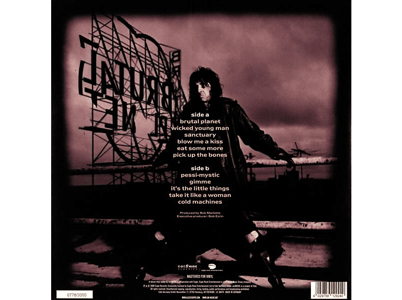 Alice Cooper - Brutal Planet (Limited Vinyl Edition) (LP + Bonus-CD) von EARMUSIC C