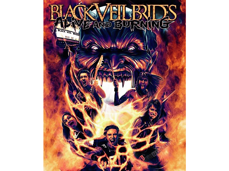 Black Veil Brides - Alive And Burning (Blu-ray Digipak) (Blu-ray) von EARMUSIC C