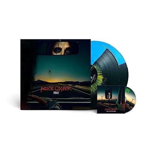 Alice Cooper - Road (Ltd. Blue/Black Split with yellow Splatter 2LP Gtf. + DVD) von EARMUSIC