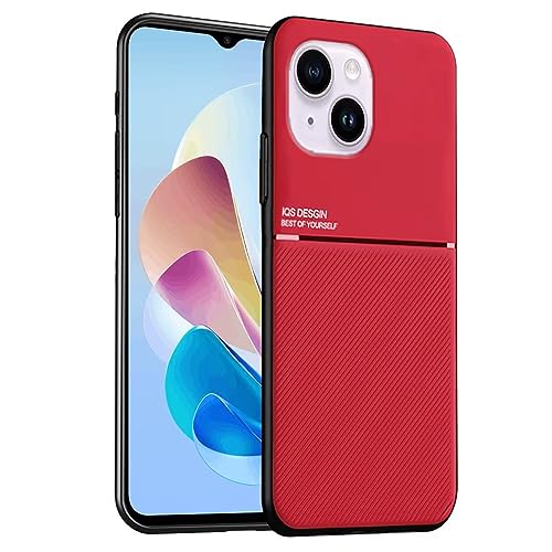 EASSGU Hülle Geeignet für Smartphone, Compatible with iPhone 15 (6.1" Inches) Weiches TPU Silikon, rutschfeste Rückseite, Handyhülle - Rot von EASSGU
