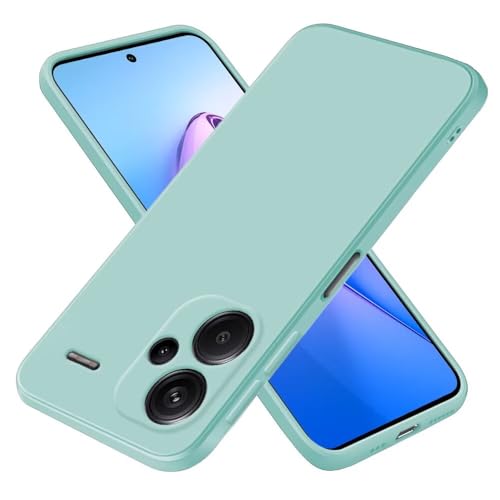 EASSGU Hülle für Redmi Note 13 Pro+ / Redmi Note 13 ProPlus (6.67" Inches), Weiche TPU Silikon Hülle - Helles Cyan von EASSGU