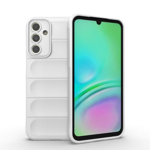 EASSGU Hülle für Samsung Galaxy M15 5G (6.5" Inches) Weiche TPU Silikon Fall und Kratzschutz Handyhülle - Weiß von EASSGU