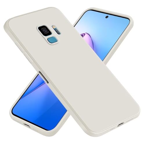 EASSGU Hülle für Samsung Galaxy S9 (5.8" Inches), Weiche TPU Silikon Hülle - Altweiß von EASSGU