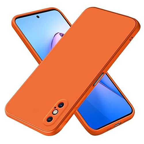 EASSGU Hülle für iPhone X/iPhone XS (5.8" Inches), Weiche TPU Silikon Hülle - Orange von EASSGU