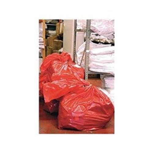 East Riding Sack RSB/4 Wäschekorb wasserlöslich Streifen Staubbeutel, 457 mm x 711 mm x 965 mm, 80 l, rot (200 Stück) von EAST RIDING SACK
