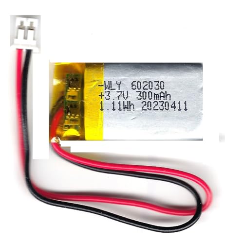 LIPO 3,7 V Akku 300 mAh Polung: Links rot/rechts schwarz JST-PH 2.0 Stecker von EASTCELL