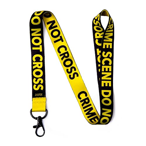 Umhängeband mit Clip für Schlüssel oder Ausweis, Motiv: Crime Scene Do Not Cross 1 Lanyard Umhängeband mit Clip für Schlüssel oder Ausweis, Motiv: Crime Scene Do Not Cross 1 Lanyard von EASTEX