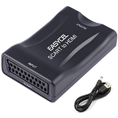 EASYCEL Scart-zu-HDMI-Adapter, Konverter für Scart-in-HDMI-Out von EASYCEL