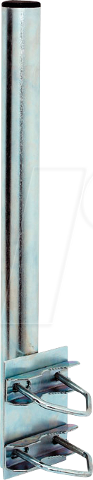EASYFIND 330005 - Satmast Stahl 50cm mit Doppelschelle 48mm von EASYFIND
