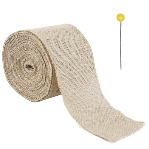 Sackleinen Band 12 m Juteband 10 cm Burlap Band Vintage Geschenkband Sackleinen für Hochzeitdeko Geschenkverpackung Basteln Sackleinen Band 12 m Juteband 10 cm Burlap Band Vintage Geschenkband Sackleinen für Hochzeitdeko Geschenkverpackung Basteln von EASYKEENECOM