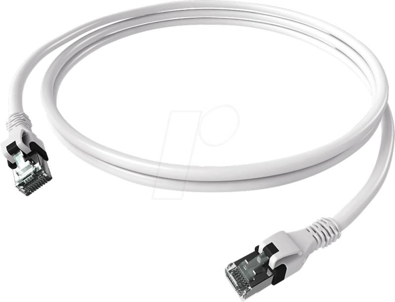 CPP1OWAWAW0050 - Cat.6a Patchkabel, DualBoot, PushPull, S/FTP, weiß, 5 m von EASYLAN
