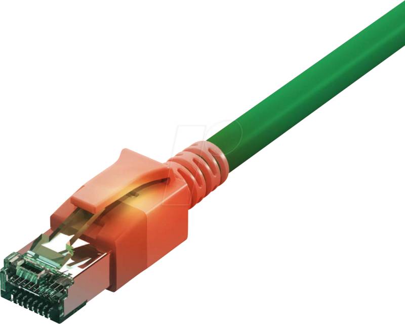 CS1OGADAD0070 - Cat.6a LED Patchkabel, DualBoot, S/FTP, grün, 7 m von EASYLAN