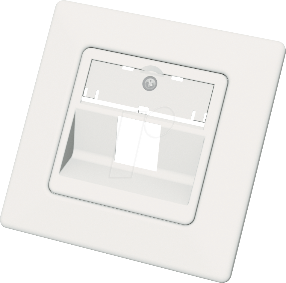 EASY CKVDUSL1R - Leerdose mit Frontplatte für 1x Keystone Modul, 5 Stück von EASYLAN