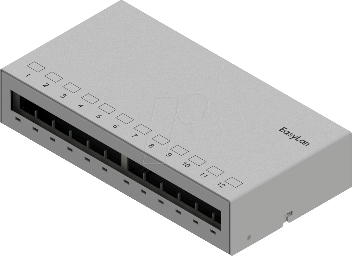 EASY CKVPL0121E - preLink®/fixLink® Aufbau-Consolidation Point Panel 12x Keystone von EASYLAN