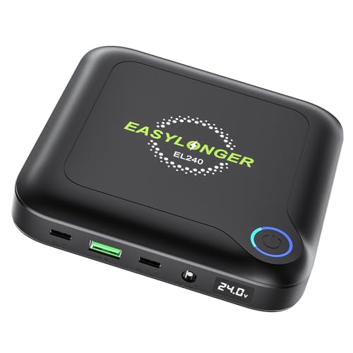 PD 60W USB-C/Wireless Charging Laptop Power Bank 24000mAh Portable Power Bank Battery Pack für Laptops, CAPA, Kameras, Tablets, Smartphones, iPhone, Wacom MobileStudio Pro und andere Smart Devices PD 60W USB-C/Wireless Charging Laptop Power Bank 24000mAh Portable Power Bank Battery Pack für Laptops, CAPA, Kameras, Tablets, Smartphones, iPhone, Wacom MobileStudio Pro und andere Smart Devices von EASYLONGER