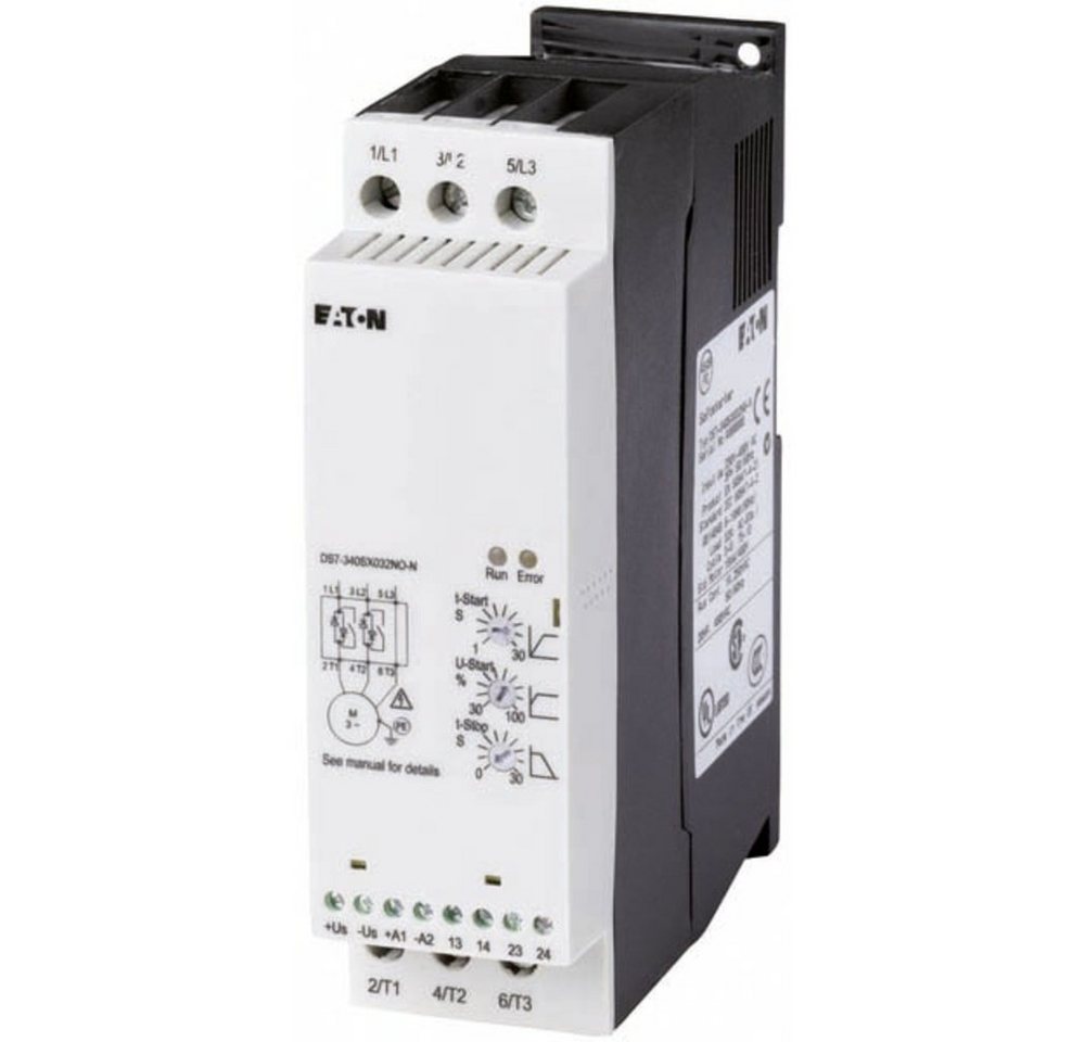 EATON Eaton DS7-340SX016N0-N 134912 Sanftstarter Motorleistung bei 400 V 7.5 Hutschienen-Netzteil EATON Eaton DS7-340SX016N0-N 134912 Sanftstarter Motorleistung bei 400 V 7.5 Hutschienen-Netzteil von EATON