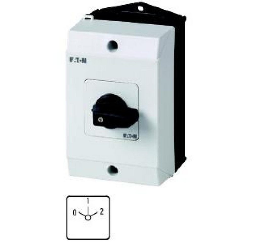 EATON Verteiler Eaton Polumschalter, T0, 20 A, Aufbau, 4 Baueinheit(en), Kontakte: 8 von EATON