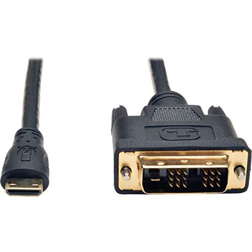 Tripp Lite Mini HDMI auf DVI Kabel, Digitales Monitoradapterkabel (Mini HDMI auf DVI-D M/M) 1,8 m (P566-006-MINI), Schwarz von EATON