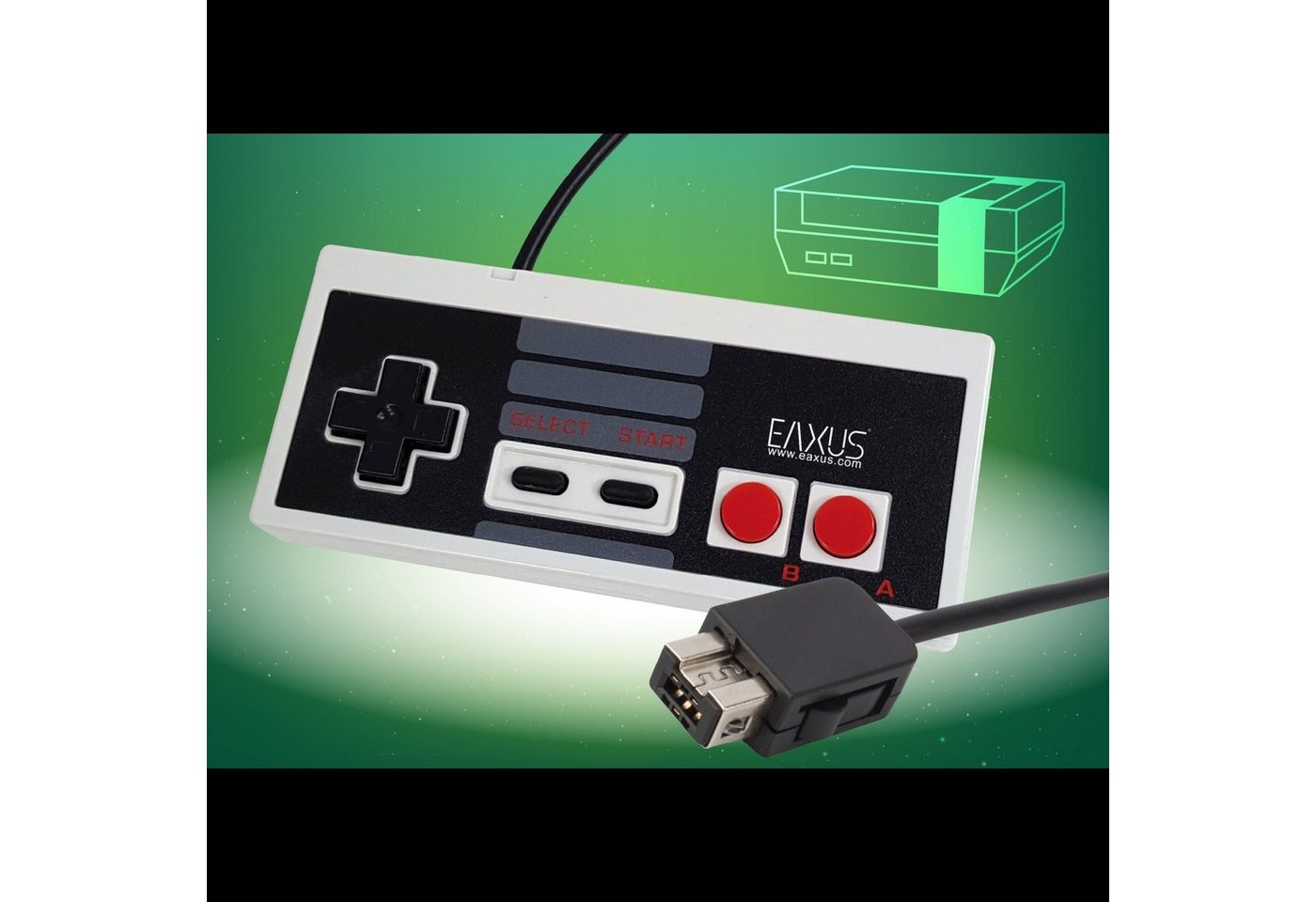 EAXUS Gamepad für Nintendo Classic Mini NES Gaming-Controller (1 St., für NES Classic Mini) von EAXUS