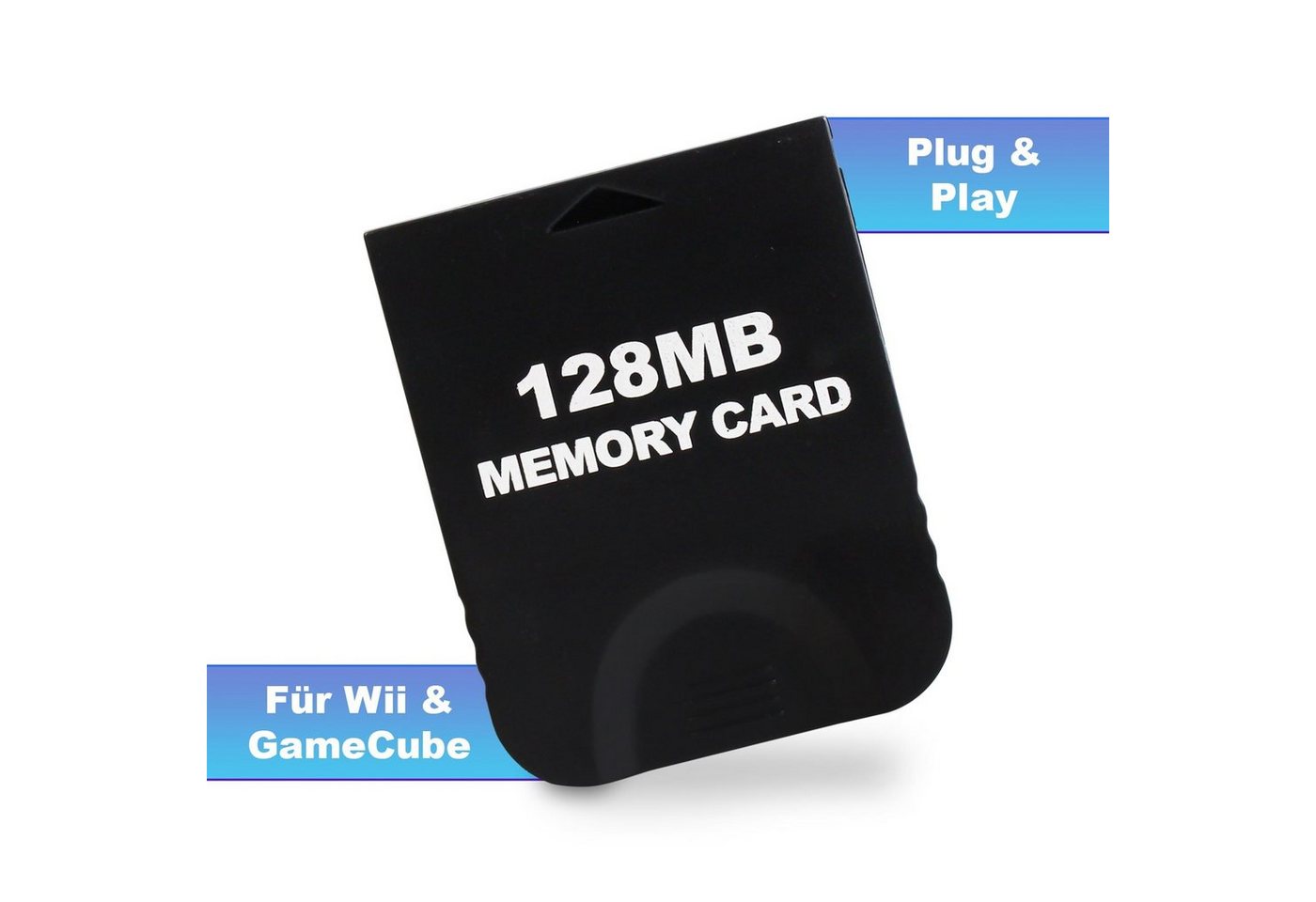 EAXUS Memory Card für Nintendo GameCube & Nintendo Wii - Speicherkarte (128 MB GB, für NGC & Wii - Zum Speichern Ihrer Spielstände. 8 - 128 MB) von EAXUS