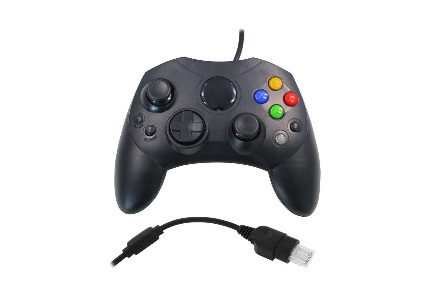 EAXUS Shock Gamepad für Original Xbox (2001) Controller (1 St., NICHT kompatibel mit Xbox 360, Xbox One oder Xbox Series S/X) von EAXUS