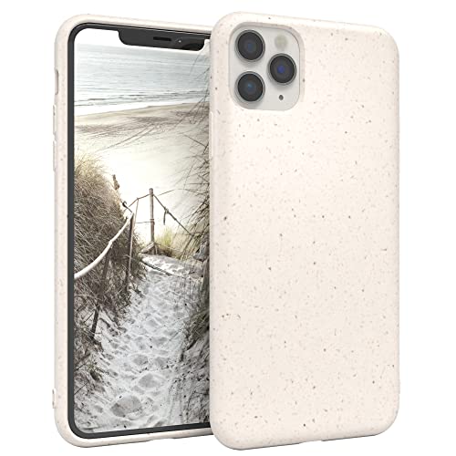 EAZY CASE Bio Handyhülle kompatibel mit iPhone 11 Pro Max, nachhaltiges Bio Case, Schutzhülle biologisch abbaubar, TPU Slimcover Hülle mit Kameraschutz, aus Pflanzenfasern, Weiß EAZY CASE Bio Handyhülle kompatibel mit iPhone 11 Pro Max, nachhaltiges Bio Case, Schutzhülle biologisch abbaubar, TPU Slimcover Hülle mit Kameraschutz, aus Pflanzenfasern, Weiß von EAZY CASE