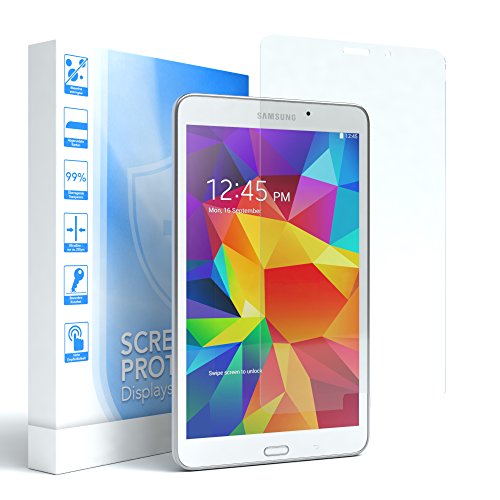EAZY CASE - Displayschutzfolie kompatibel mit Samsung Galaxy Tab 4 8.0" Displayschutz Glas 8 Zoll Glasfolie 9H Härte 0,3mm dünne Tabletschutzfolie Tablet Schutzglas Folie Transparent Ultra Klar von EAZY CASE