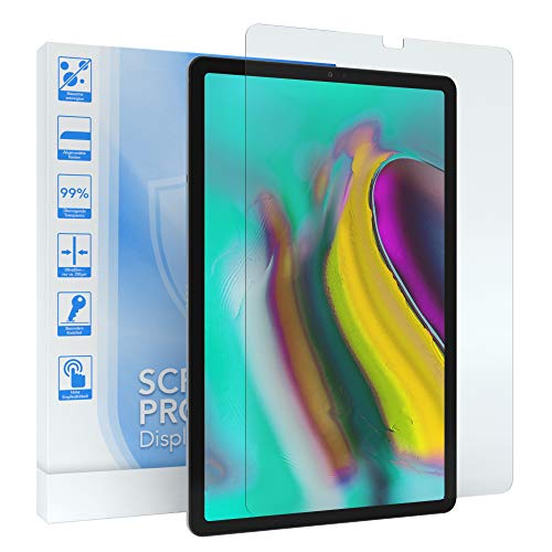EAZY CASE - Displayschutzfolie kompatibel mit Samsung Galaxy Tab S5e Displayschutz Glas 10,5 Zoll Glasfolie 9H Härte 0,3mm dünne Tabletschutzfolie Tablet Schutzglas Folie Transparent Ultra Klar von EAZY CASE