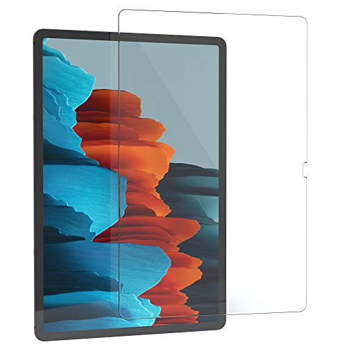 EAZY CASE - Displayschutzfolie kompatibel mit Samsung Galaxy Tab S7 Plus (5G) Displayschutz Glas Glasfolie 9H Härte 0,3mm dünne Tabletschutzfolie Tablet Schutzglas Folie Transparent Ultra Klar von EAZY CASE