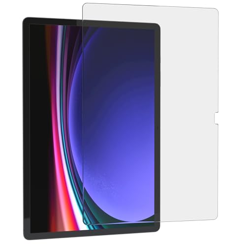 EAZY CASE - Displayschutzfolie kompatibel mit Samsung Galaxy Tab S9 Plus Displayschutz Glas 12.4 Zoll Glasfolie 9H Härte 0,3mm dünne Tabletschutzfolie Tablet Schutzglas Folie Transparent Ultra Klar von EAZY CASE