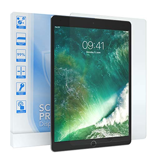 EAZY CASE - Displayschutzfolie kompatibel mit iPad Pro 10,5" 2017 Displayschutz Glas 10,5 Zoll Glasfolie 9H Härte 0,3mm dünne Tabletschutzfolie Tablet Schutzglas Folie Transparent Ultra Klar EAZY CASE - Displayschutzfolie kompatibel mit iPad Pro 10,5" 2017 Displayschutz Glas 10,5 Zoll Glasfolie 9H Härte 0,3mm dünne Tabletschutzfolie Tablet Schutzglas Folie Transparent Ultra Klar von EAZY CASE