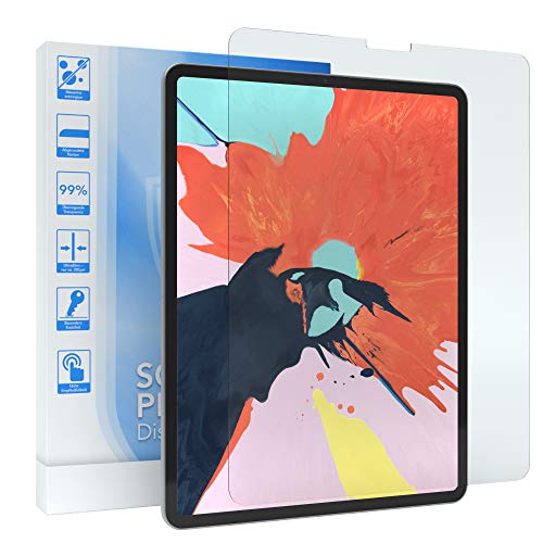 EAZY CASE - Displayschutzfolie kompatibel mit iPad Pro 12,9" 2018 Displayschutz Glas 12,9 Zoll Glasfolie 9H Härte 0,3mm dünne Tabletschutzfolie Tablet Schutzglas Folie Transparent Ultra Klar von EAZY CASE