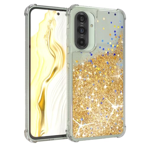 EAZY CASE - Glitzer Hülle - kompatibel mit Samsung Galaxy A36 5G Handyhülle für Samsung Galaxy A36 5G Hülle Silikon leichtes Shiny Cover stoßfestes Phone Case als Fallschutz in Gold EAZY CASE - Glitzer Hülle - kompatibel mit Samsung Galaxy A36 5G Handyhülle für Samsung Galaxy A36 5G Hülle Silikon leichtes Shiny Cover stoßfestes Phone Case als Fallschutz in Gold von EAZY CASE