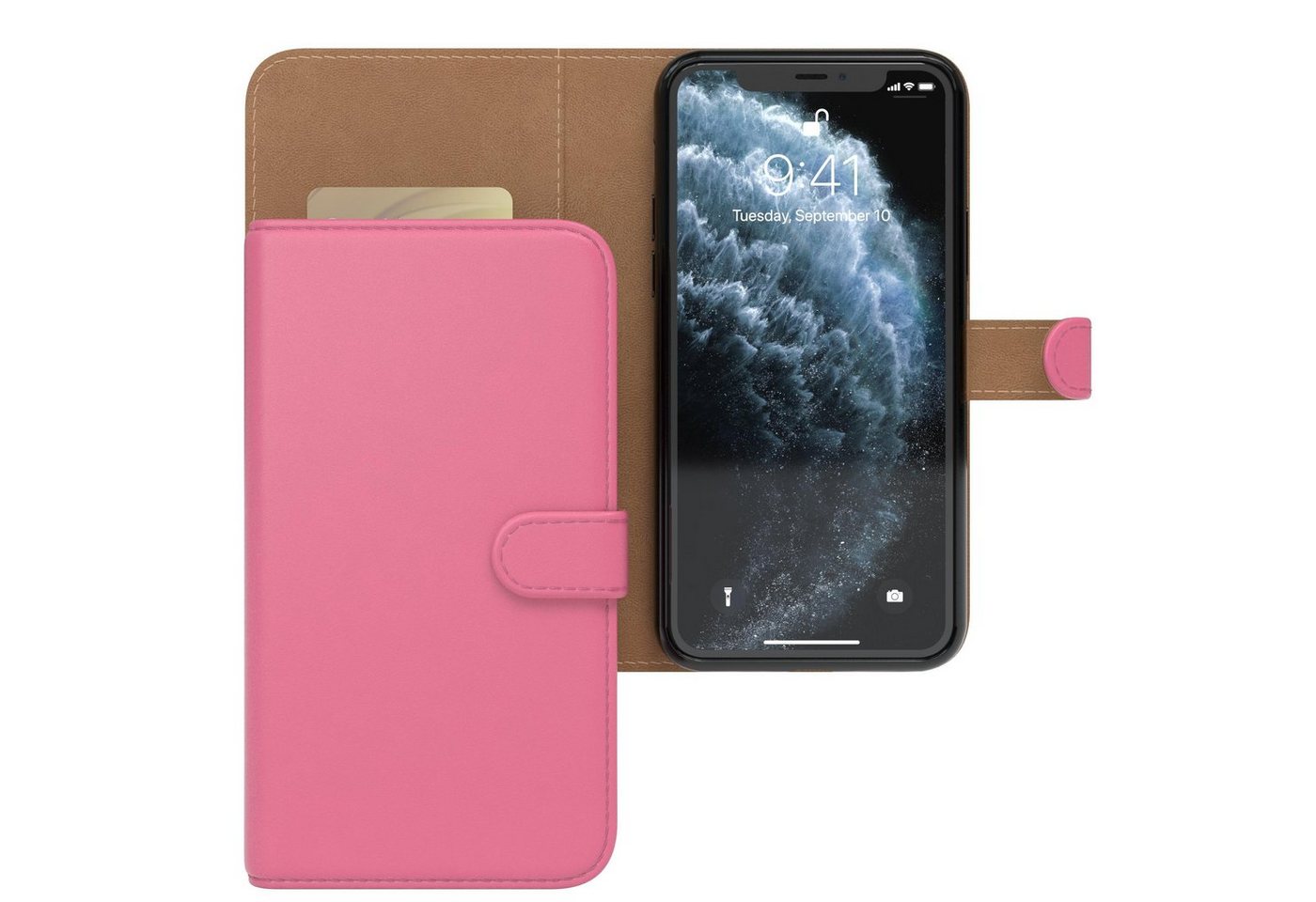 EAZY CASE Handyhülle Bookstyle Farbig für Apple iPhone 11 Pro, Schutzhülle mit Standfunktion Kartenfach Handytasche aufklappbar Etui EAZY CASE Handyhülle Bookstyle Farbig für Apple iPhone 11 Pro, Schutzhülle mit Standfunktion Kartenfach Handytasche aufklappbar Etui von EAZY CASE